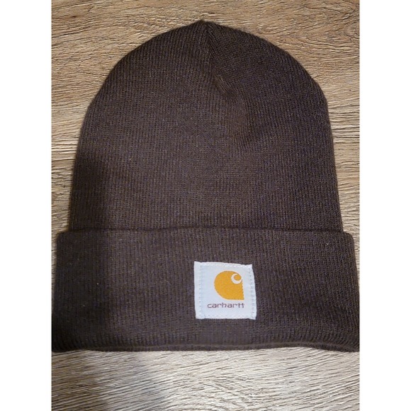 Carhartt Other - Carhartt Men's Knit‎ Cuffed Beanie A18 Carhartt Dark Brown (One Size) Stretch